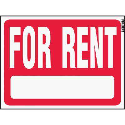 Hy-Ko Plastic Sign, For Rent